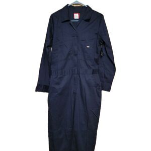 NWT Dickies Women's Longsleeves Coverall/ Jumpsuit Navy Blue Size Medium